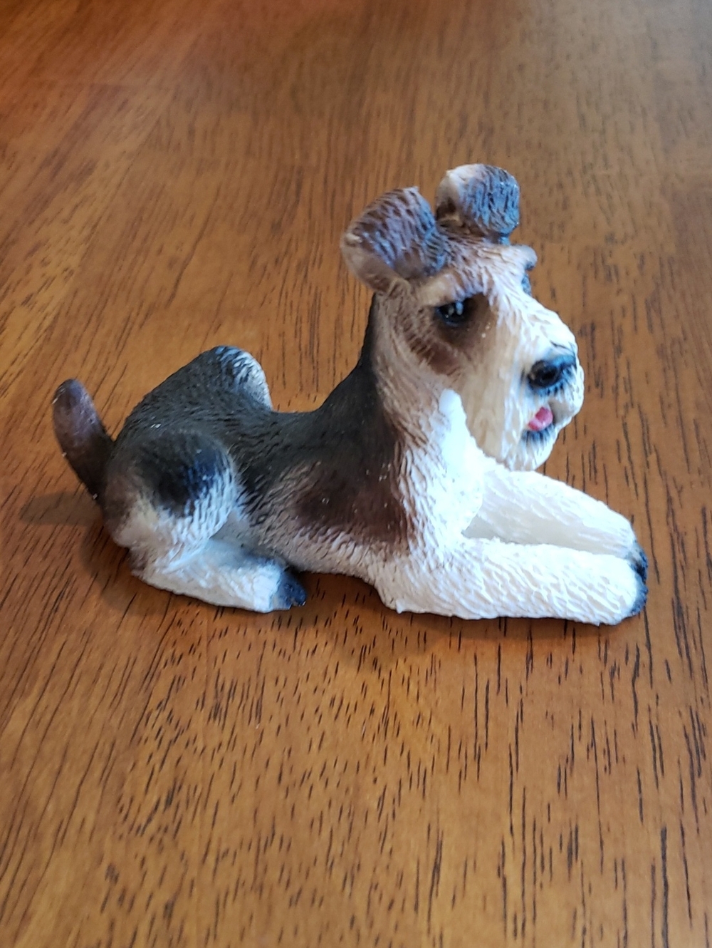 VTG Collectible Wire Hair Fox Terrier Ceramic Figurine Made it Italy Hand-Paint